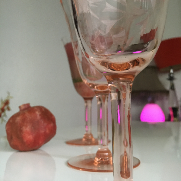 Flower Embossed Drank Glasses - Image 4